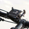 Aluminum Bicycle Handlebar Phone Holder Bracket for 3.5-6.2in Smartphone(A)