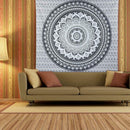 Boho Wall Tapestry Beach Towel Blanket Home Carpet (Mandala05)(150x130cm) SN9F