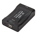 USB 2.0 SCART Video Capture Card Recording Grabber Plug And Play Live Streaming