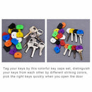 24 Key Caps With Flexible Key Cover For Easy Identification Of Door Keys, M F4Z4