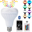 Bluetooth Control Music Audio Speaker LED RGB E27 Bulb Light Lamp Color Changing