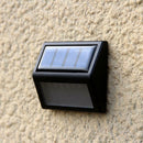 Solar Power Wall Light Outdoor Waterproof Lamp (Warm White Light) A