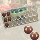 1X Plastic Semi Sphere Shaped Chocolate Mold Fondant Cake Making Mould Maker DIY