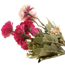 6-Heads Artificial Peony Silk Bridal Wedding Flowers Bouquets Decor Rose Red