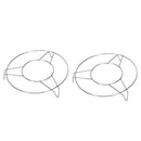 Stainless Steel Round Steamer Rack Stand 6 Inch Diameter 2 Pcs N9L6