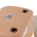 Kitchen Food Storage Container Beans Rice Box with Measuring Cup Lid Orange