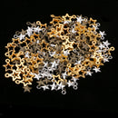 150x Retro Alloy Star Charms Pendant For Crafting Jewelry Making Accessories