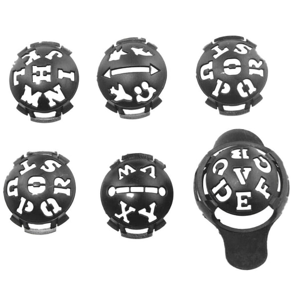 1 Set 6Pcs Golf Ball Line Marker Templates,Drawing Alignment Tool DIY