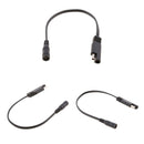 25.4cm Standard SAE to DC Coax Female Adapter 5.5mmx2.5mm Cable 18AWG Plastic