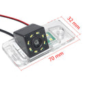 Car Rear View Camera Reversing Parking Spare 8Led Camera For-Audi A3 A4 A6