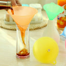 5Pcs Colorful Plastic Funnel Small Medium Large Variety Liquid Oil Kitchen S JR