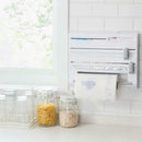 6 in 1 Spice Rack Organizer Kitchen Paper Towel Rack Kitchen Storage Rack A