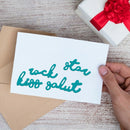 French Letter Cutting Dies for DIY Scrapbooking Album Card Making (H3990) A