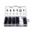 100pcs Clip Trim Car Push Pin Rivet Bumper Door Panel Retainer Fastener Kit