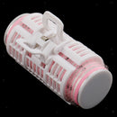 USB Pink Rech argeable Double-deck Roller Hair Curler Clip Home Salon Clamp Pink