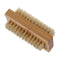 Wooden Double Sided Handle Nylon Bristle Manicure Pedicure Scrubbing Nail B B9G4