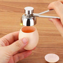 Stainless Steel Boiled Egg Topper Shell Cutter Knocker Raw Egg Cracker Sepa