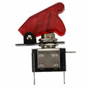 DC 12V On Off Racing Car Illuminated Toggle Switch + Red Cover Z6G9