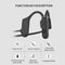 Bone Conduction Headphones Bluetooth 5.1 with Mic Open Ear Earphones Sports