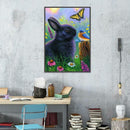 5D DIY Full Drill Diamond Painting Rabbit Cross Stitch Embroidery Mosaic