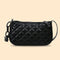 Fashion Lattice Pattern Women Handbag Chain Shoulder Underarm Bag (Black)