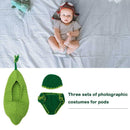 3pcs Cute Fashion Newborn Baby Photography Props Handmade Crochet Outfits