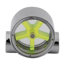 2 Way Computer Water Cooling Flow Indicator Meter G1/4 inch Standard Thread