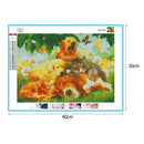 5D DIY Full Drill Diamond Painting Animals Cross Stitch Mosaic Kits (E209)