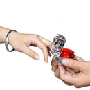 Handmade Preserved Rose With Acrylic Crystal Ring Box For Proposal Engageme C1S4