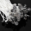 50X 6 Inch Candle Wicks Cotton Core Pre Waxed With Sustainers For Candle Making