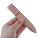 3Pcs Solid Leathercraft Tool Edge Slicker Round Wood Slicking Burnishing Lea Bj
