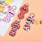Waterproof Neoprene Floral Colourful Lipstick Chapstick Lip Balm Holder Keycha_