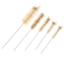 5PCS Test tube brush 5/10 25/50/100ml lab brush clean stainless tube houseworkME