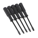 5pcs Small Screwdriver Set, Straight Overlock Machine Flat Head Screwdriver