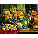 Painting By Numbers Kit DIY Fresh Fruits Canvas Oil Art Picture Home Decor