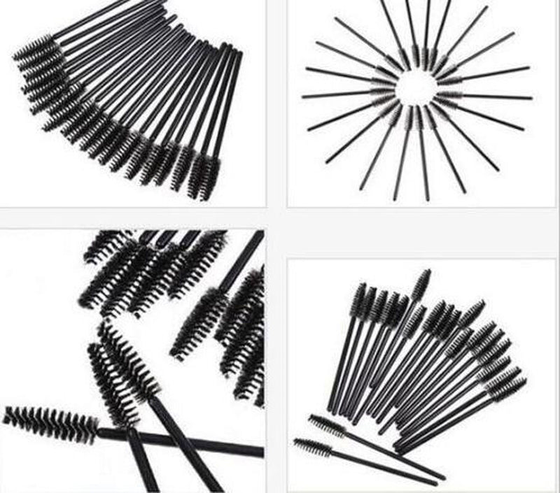 10PCS Disposable Oblique Design Rotate Eyelash brush Cosmetic Makeup Tool New