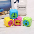 Plastic Dice Pencil Sharpener Cutter Stationery Kids School Office Handy Hot FT