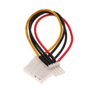 17cm Floppy Drive 4Pin Male to Large 4Pin Female Adapter Converter Cable