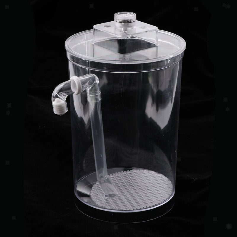 Basic Fish Bowl Plant Aquarium Fish Tank Home Decoration  White Round