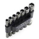 14pcs Strong Sleeve Wrench Hexagonal Handle Screw Sleeve Pneumatic Bits A