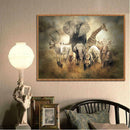 5D DIY Full Drill Diamond Painting Animals World Cross Stitch Embroidery