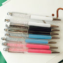4pcs Ballpoint Pen Metal Black Ink Gel Pens Office School Writing Stationer F9L3