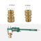 8Pcs M22x1.5mm Pressure Washer Hose Connector Quick Coupler Male & Female Brass