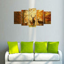 5PC HD Canvas Print Home Decor Wall Art Painting Picture Small Deer Unframed