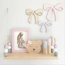 Home Wall Hanging Wooden Ornaments Nordic Beads Board Hanging Storage Shelf F7S2