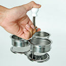 1 x Egg Poacher Egg Cooker Stainless Steel Egg Boiler Non-Stick Kitchen