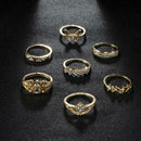 Personality Butterfly Woman Rings Delicate Cross Finger Ring Geometric