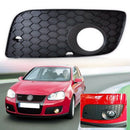 Front Left + Right Bumper Fog Light Lamp Grill Grille for Volkswagen GTI Je