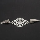 4X(Women Cardigan Sweater Blouse Pin Shawl Brooch Flower Clips Shirt CollarU4D4)