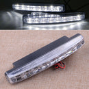 8 LED Daytime Running Lights Car Driving DRL Fog Lamp Light White Bright 12V